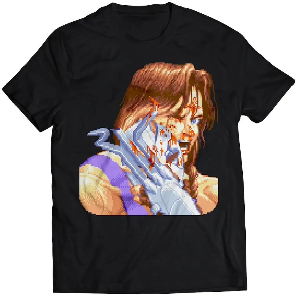 Vega Claw Defeated Portrait Super Street Fighting 2 Turbo Premium T Shirt