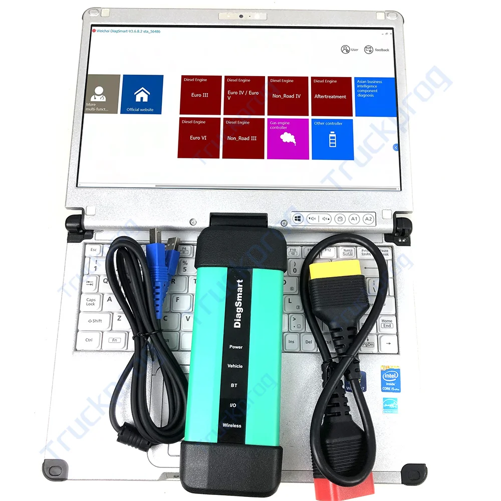 

C2 Laptop for Zhiduoxing third-generation special inspection for Weichai fault diagnosis instrument testing National Six decoder