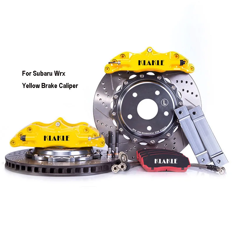 

KLAKLE Racing 100% Tested Auto Brake System 4 Pot Brake Calipers for Subaru Impreza Wrx Gt 2000 GC8 Audi Brake Calipers 5200