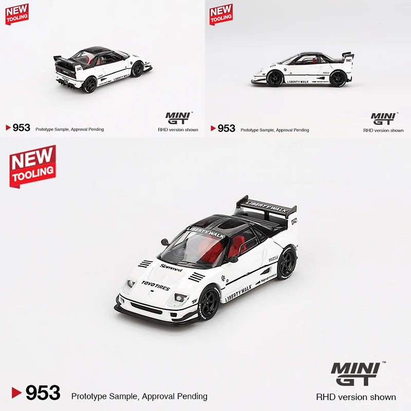 

MINIGT 1/64 Mazda AZ-1 Liberty Walk LB40 White 2024 Tokyo Auto Salon MGT00953-CH Автомобили Литая под давлением металлическая модель из сплава Детские игрушки для мальчиков