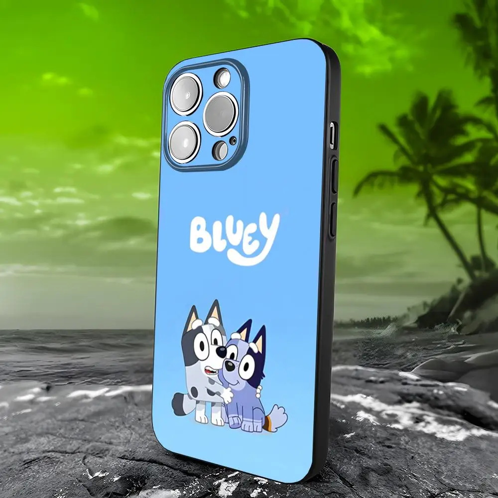 Cute B-Blueys Dogs Phone Case For IPhone 15 16 13 Pro Max 14 12 11 Xr X 8 7 6 Plus Luxury Back Cover