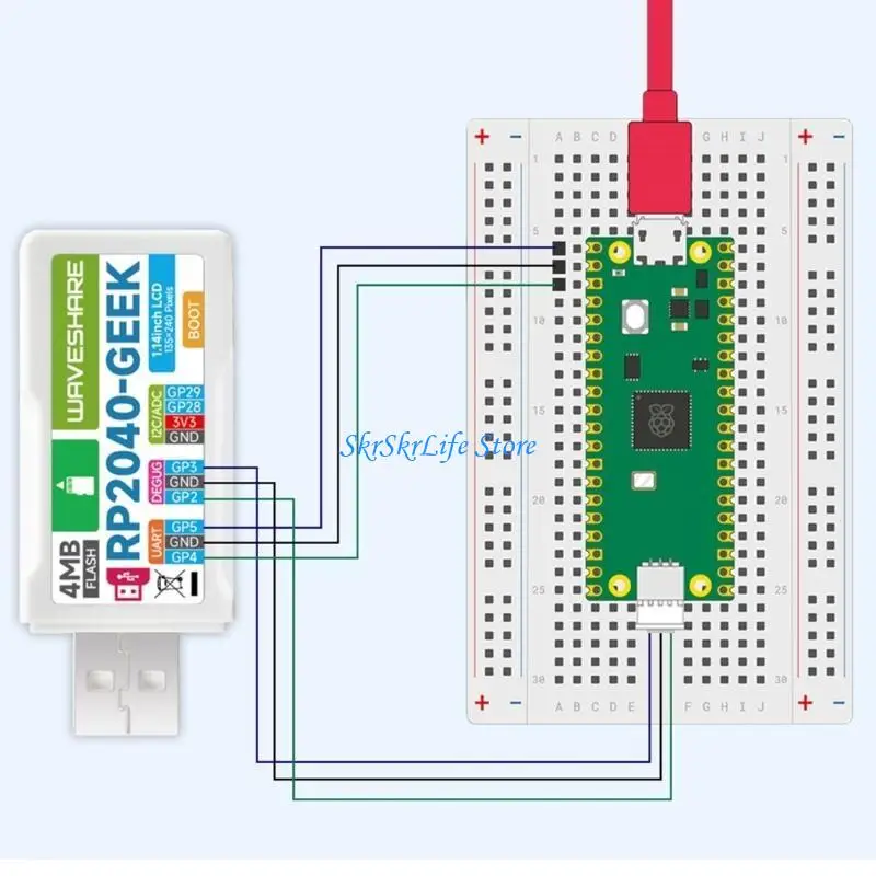 E65E Bảng phát triển Geek RP2040 mạnh mẽ với LCD 1,14 inch 240 × 135 65K Mở khóa sự sáng tạo của bạn