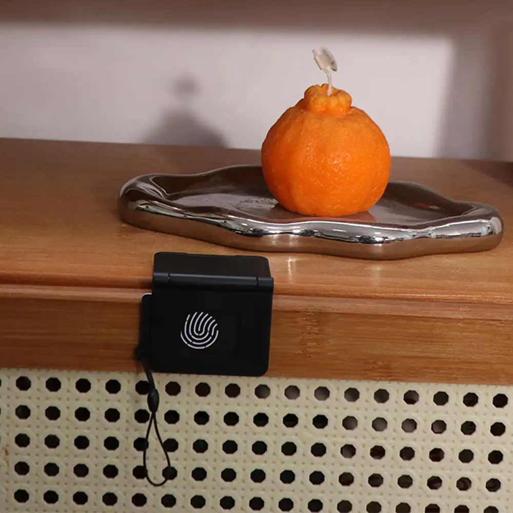 

NFC Unlock Smart Cabinet Lock Long Battery Life Invisible Design Magnetic Sensing Lock No Drilling Required Remote Unlocking