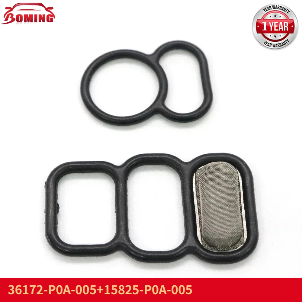 Upper Lower Spool Valve VTEC Solenoid Gaskets Kit 36172-P0A-005 15825-P0A-005 For Honda Accord 4cyl 1994-2002