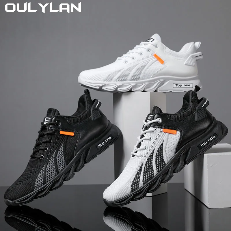 Oulylan Lightweight Running Shoes Men's Shoes for Men Sneakers Comfortable Sport Shoes Jogging Tennis Outdoor Casual Men Shoes