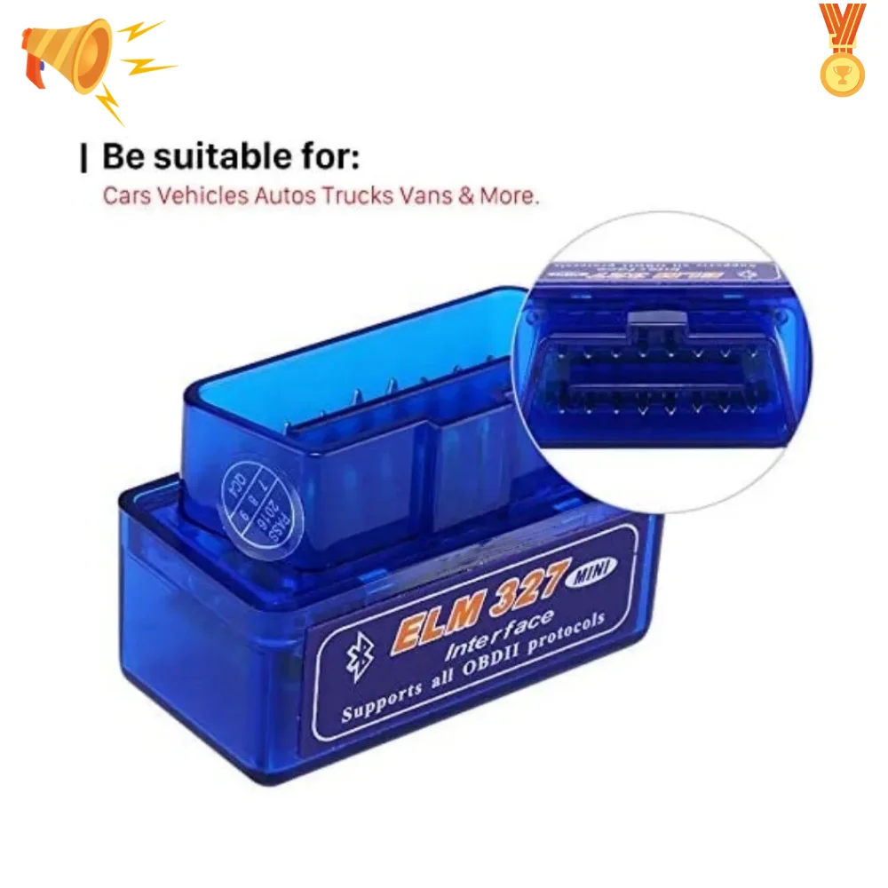 ELM327 Mini V2.1 Bluetooth Detector OBD Bluetooth Car Malfunction Detector OBD2 Car DiagnosticTool For Android/Windows