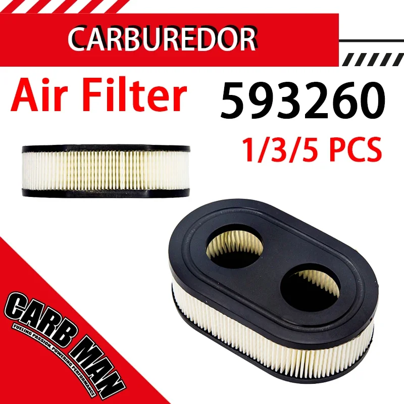 593260 Lawn Mower Air Filter Air Cleaner For Briggs & Stratton 798452 799583 334404 K 500EX 550E 625EX Household Cleaning Tools