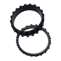 6PCS Wheel Tires For Xiaomi Mijia 1C/2C/3C S5 Series/T6/T7 Robot Vacuum Cleaner Wheels Anti-Slip Replacement Parts-A54Q