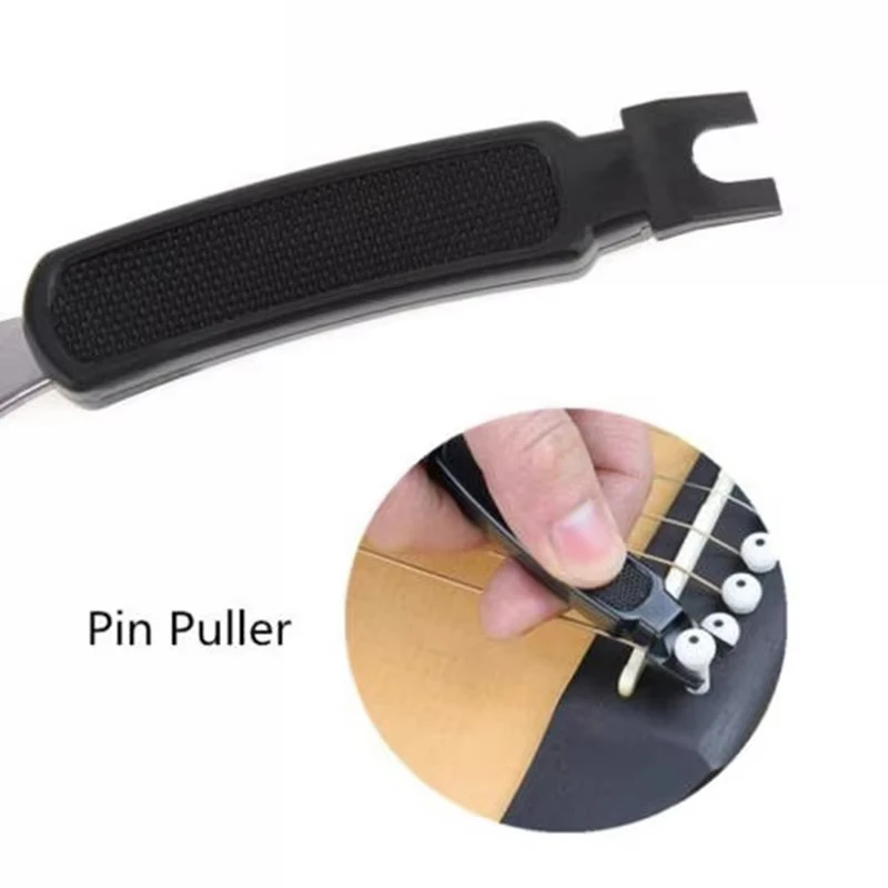 Miwayer 3-in-1 Guitar String Tool - String Winder, Cutter & Pin Puller for Acoustic Electric Guitar Maintenance & Repair view 4
