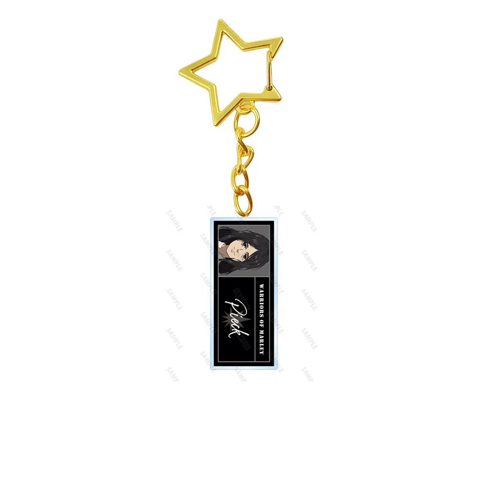 6CM Charm Anime campaign giant Acrylic Keychain Model Cosplay Characters Ornament Accessories Christmas Collection Gifts