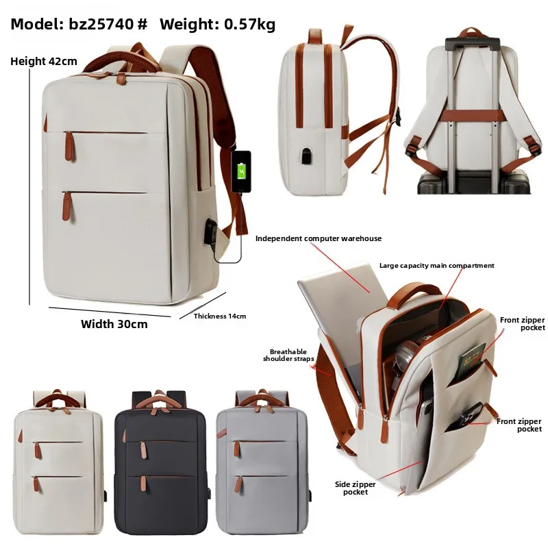 New Business Backpack Large-capacity Multifunctional Travel Backpack Leisure Computer Bag Outdoor Storage Backpack