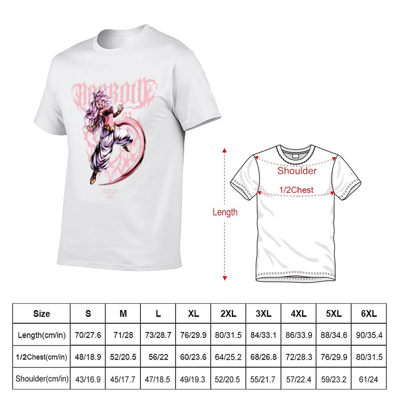 Android 21 - Heavy Metal T-Shirt korean fashion new edition men t shirt