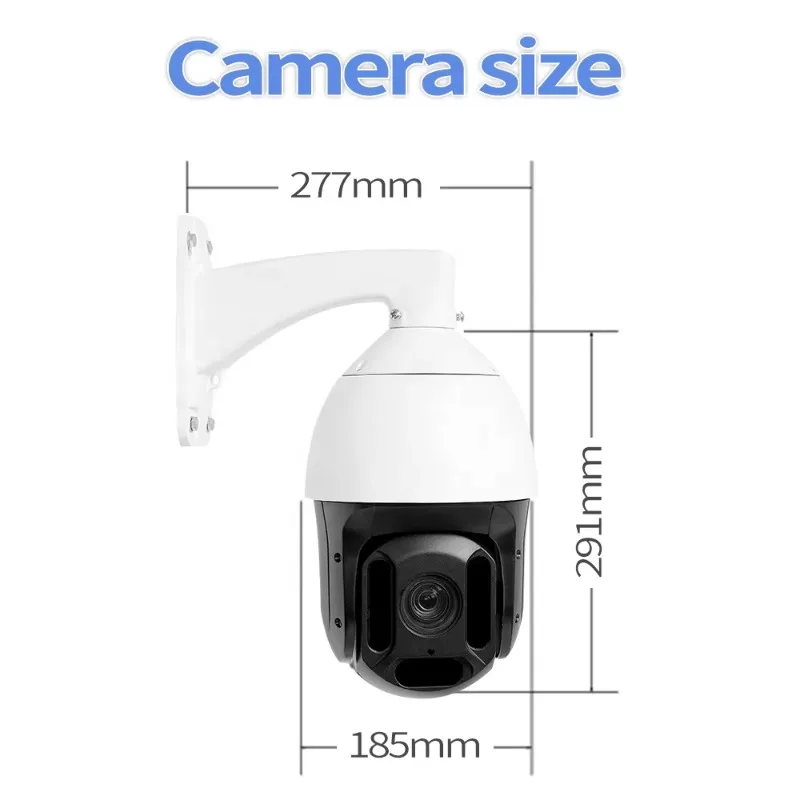 Outdoor Privacy Mask 25X AI Smart Surveillance PTZ Camera SKD Auto Tracking Network Camera Full Color H.265 PoE CCTV Camera