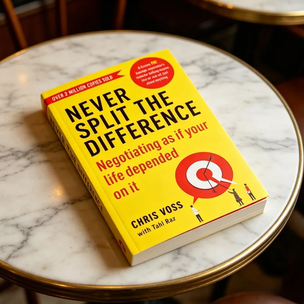 Never Split the Difference Chris Voss 2M+ Copies Sold English Paperback FBI Negotiation Business Skills Book Free Shipping