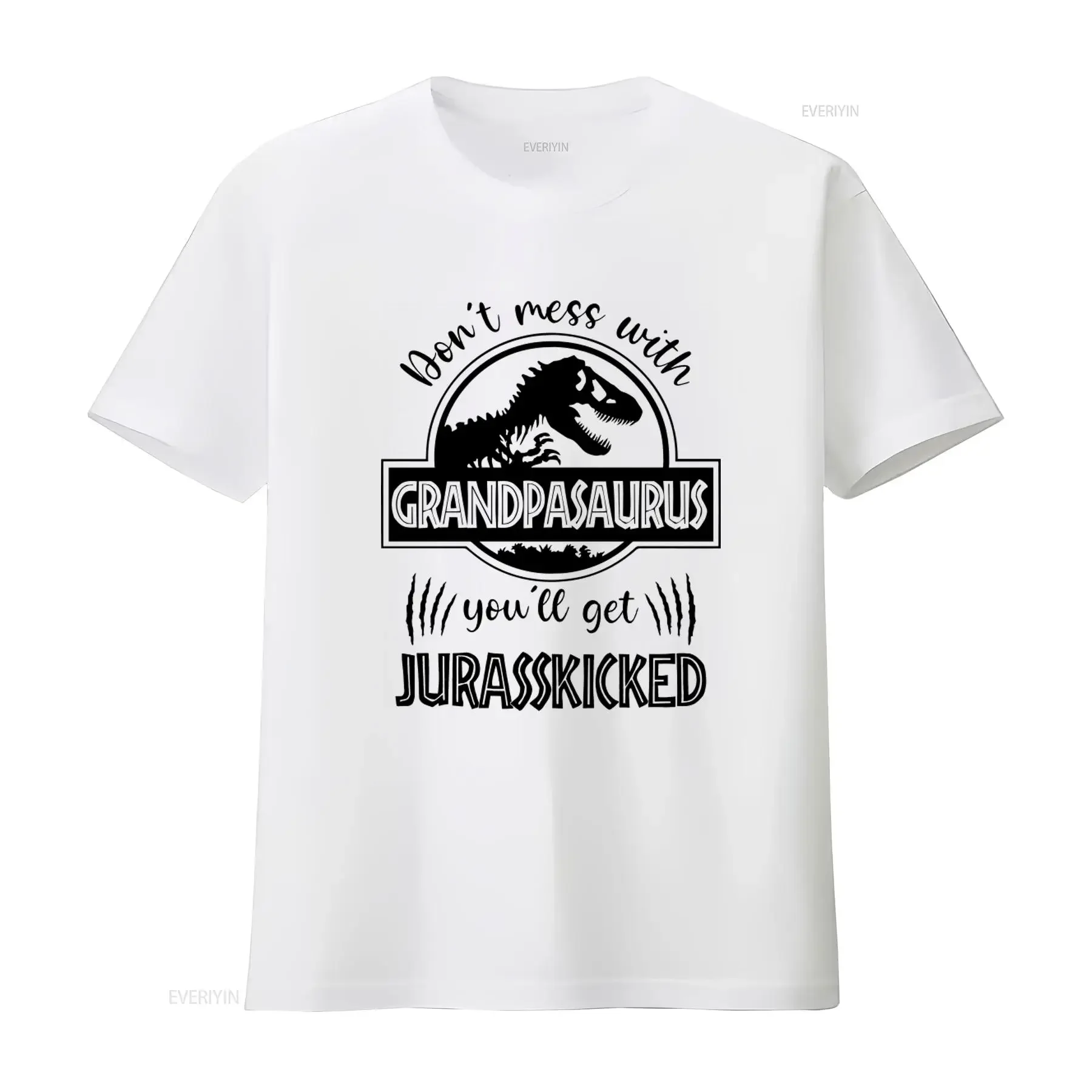 Grandpa Saurus T Shirt Grandpasaurus Dinosaur Design Perfect Family Father's Day Don't Mess with You'll Get Jurasskicked