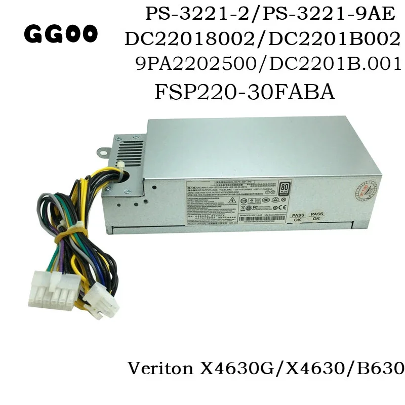 Imagem -02 - Fonte de Alimentação para Acer Psu X4630g 12pin 220w Ps3221-9ae Ps-3221-9ab Pe-32212ab 9pa2202500 Dc22023002 Dc2201b002 Ps-3221-9 Novo