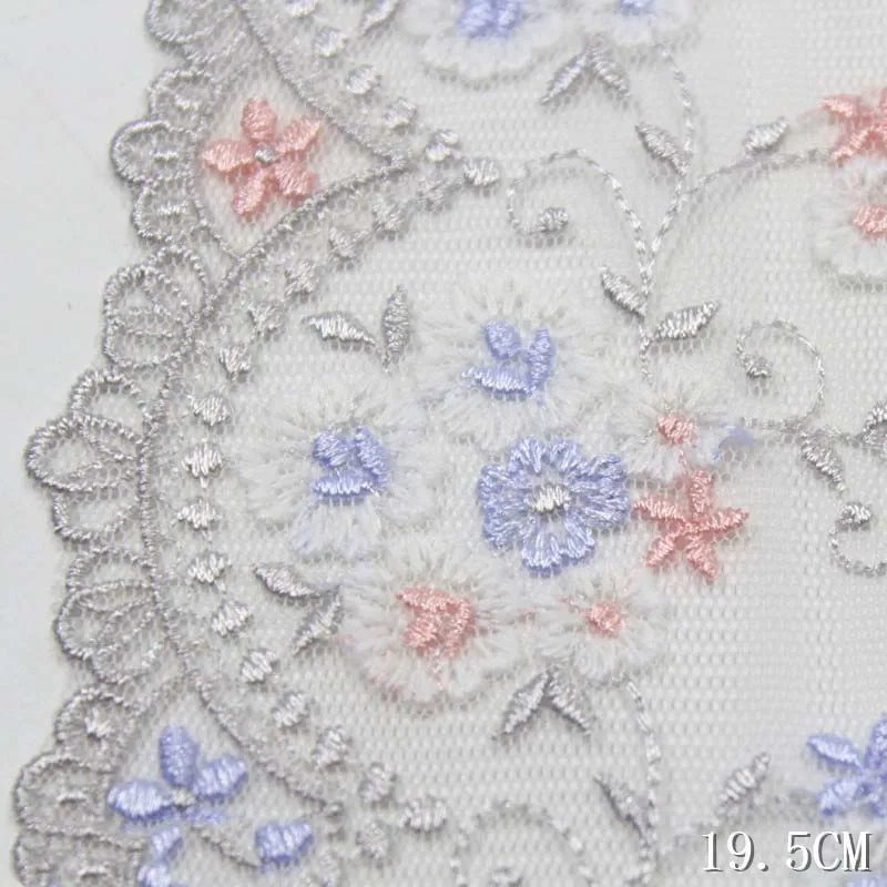 30Yds Floral Embroidered Lace Trim Trimmings For Sewing Wedding Bridal Dress Curtains Costume Bra Lingerie Scarf