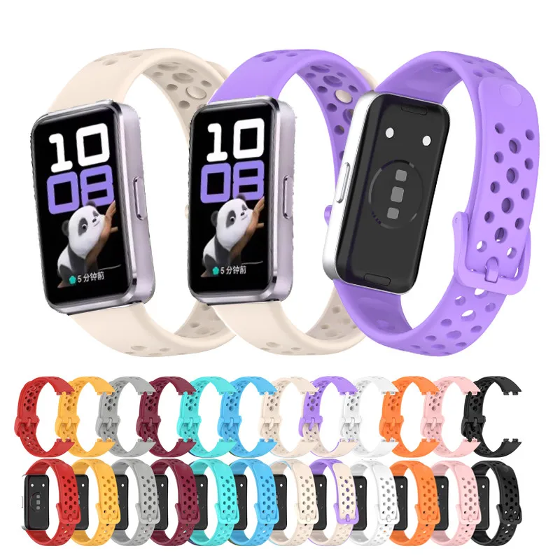 

Спортивный силиконовый ремешок на открытом воздухе для Huawei Band 10, 9, 8, запасной браслет
