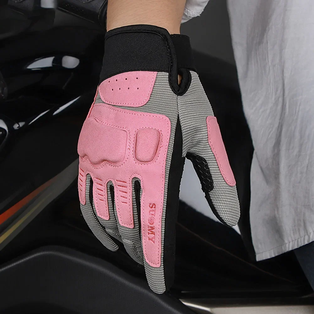 

Moto Gloves Men Rider Equipped With Anti-fall Outdoor Breathable Bicycle Gloves Accessories For Motorcycles Non-slip Biker Glove