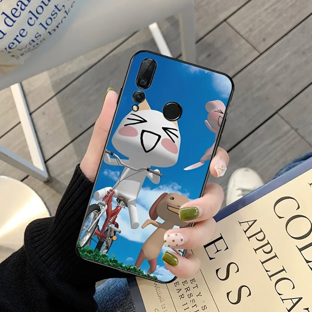 Inoue toro CUTE Cat Phone Case For Huawei Y9 6 7 5 Prime Enjoy 7s 7 8 plus 7a 9e 9plus 8E Lite Psmart Shell