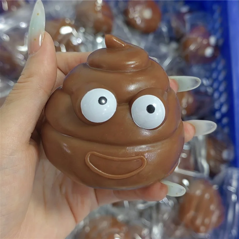 Simulated Building Block Blind Box Sensory Poop Squeeze Toy Moldable ASMR Crunch Sound Stress Relief Adutl Prank Novelty Gift