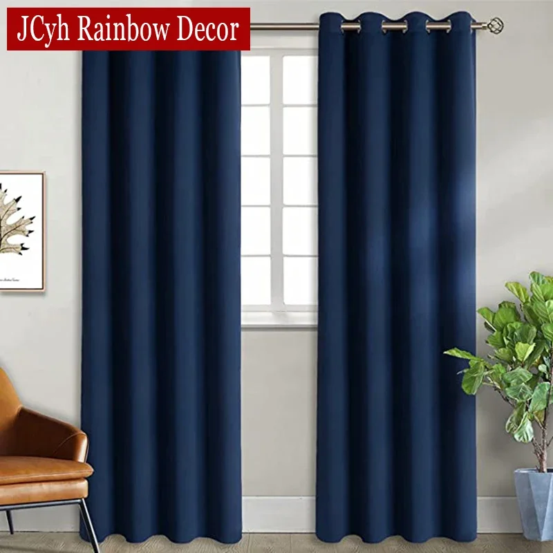 Window Blackout Curtains in the Living Room Hall Luxury Shading Bedroom Curtains Drapes Ready Made Cortinas Rideaux Door Blinds