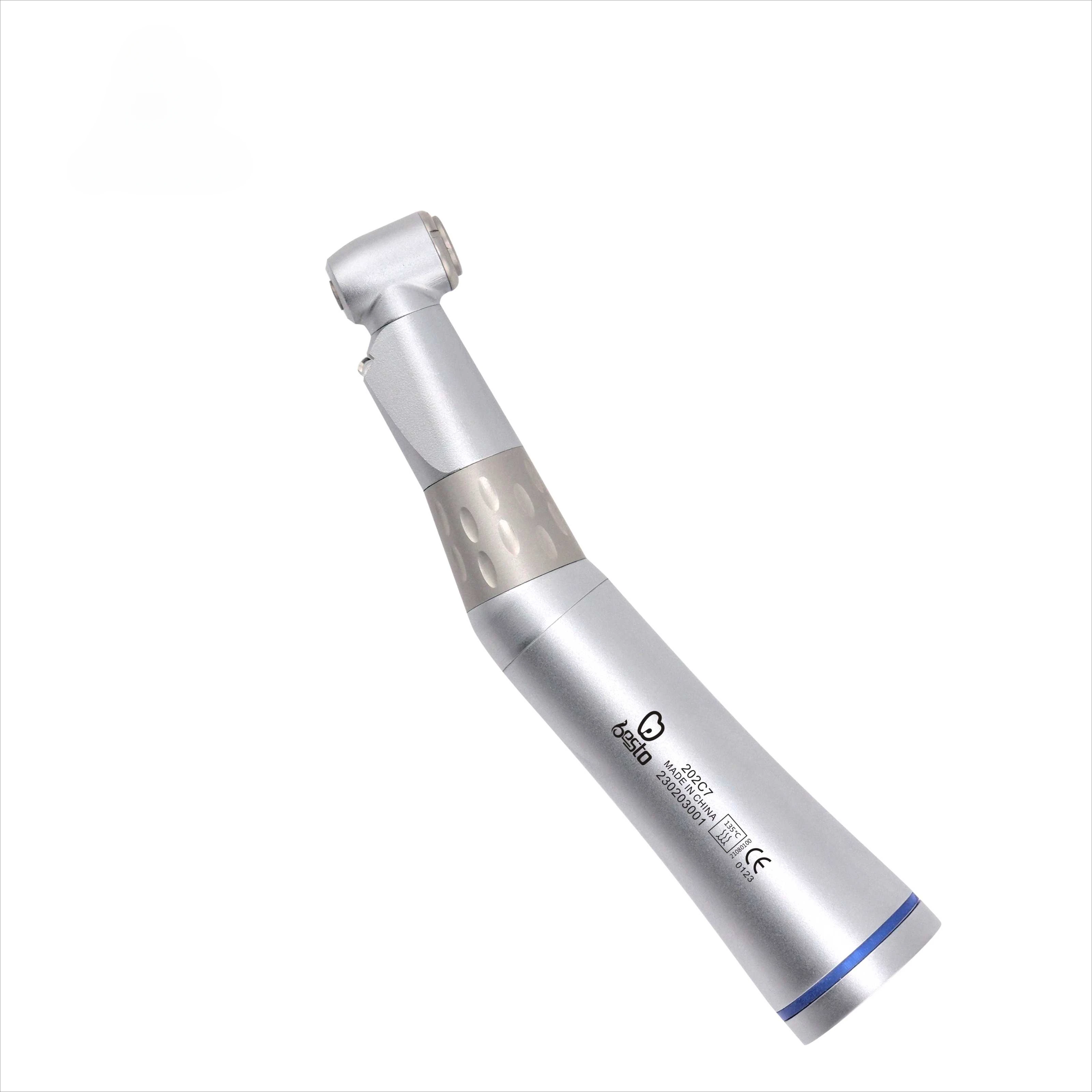 

den tal 1:1 LED Contra Angle Low Speed Push Button Handpiece Internal Water Spray Contra Angle dentistr Instrument