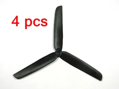 4x GWS RC 5030 3-blade Counter Rotating Reversed Prop 5030R 5x3 5*3.5