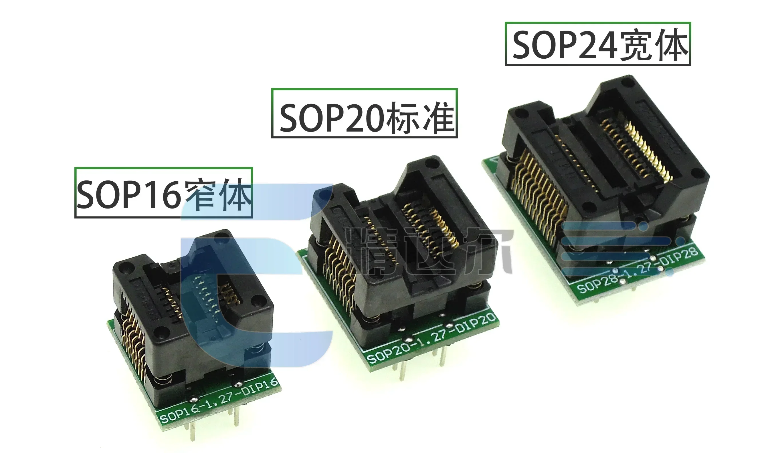 SOP8/SOP14/SOP16/SOP20/SOP28/TSSOP8/TSSOP16/TSSOP20/TSSOP28 TO DIP Programmer Adapter Socket 150MIL 208MIL 300MIL 173MIL DIP8 28