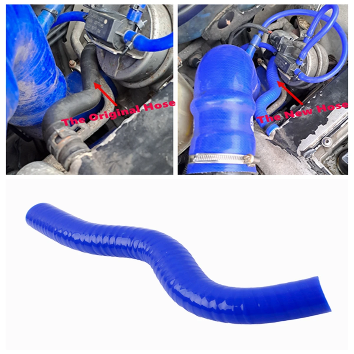 FOR SAAB 9-3 93 1.8t 2.0t 2.0T B207 2003-2014 Turbo Breather Hose Tube Piping 1Pc 10 Colors