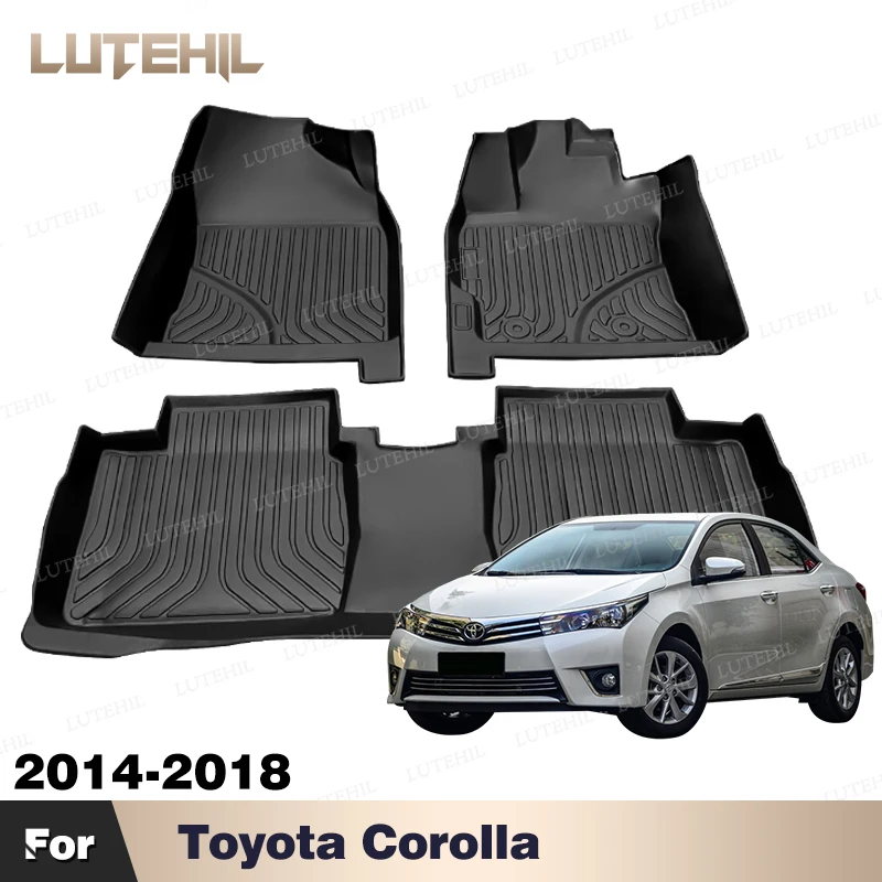 

Автомобильный коврик TPE для Toyota Corolla, негибридный/гибридный/гибрид E + 2014-2018 17 16 15, чехол для ковра, внутренняя защита, аксессуары