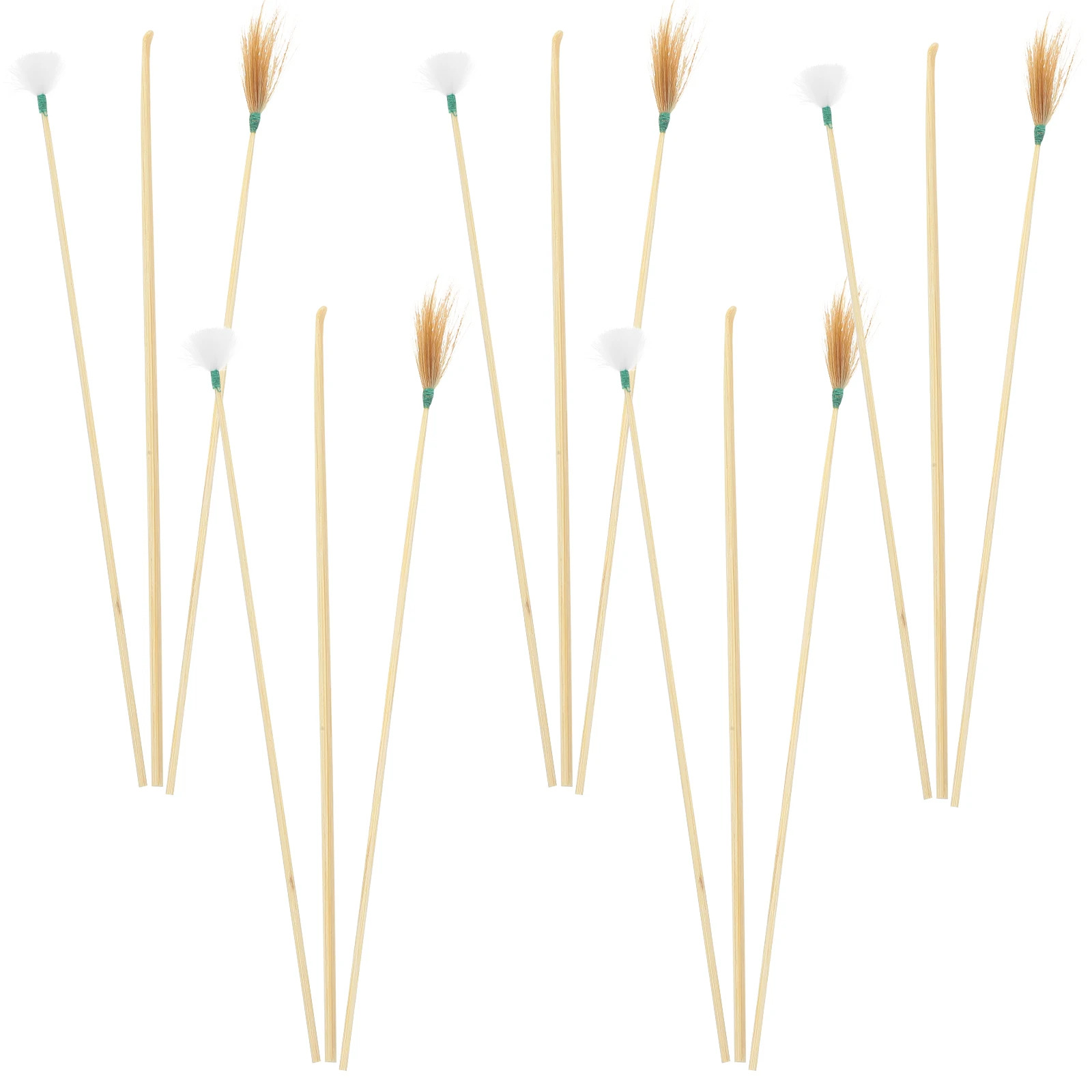 

5Sets Bamboo Ear Pickers Earwax Cleaning Tools Durable Portable for Home Travel Earwax Removal Kit Professional Cleaning