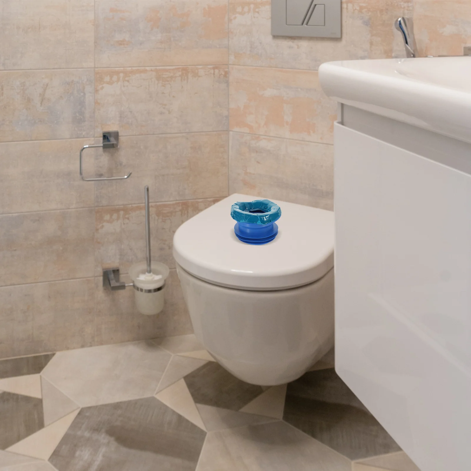 

Toilet Bowl Seal Ring Heavy Duty Rubber Gasket Anti-Leak Anti-Odor for Floor Drain Connection Simple Compact Design Fits