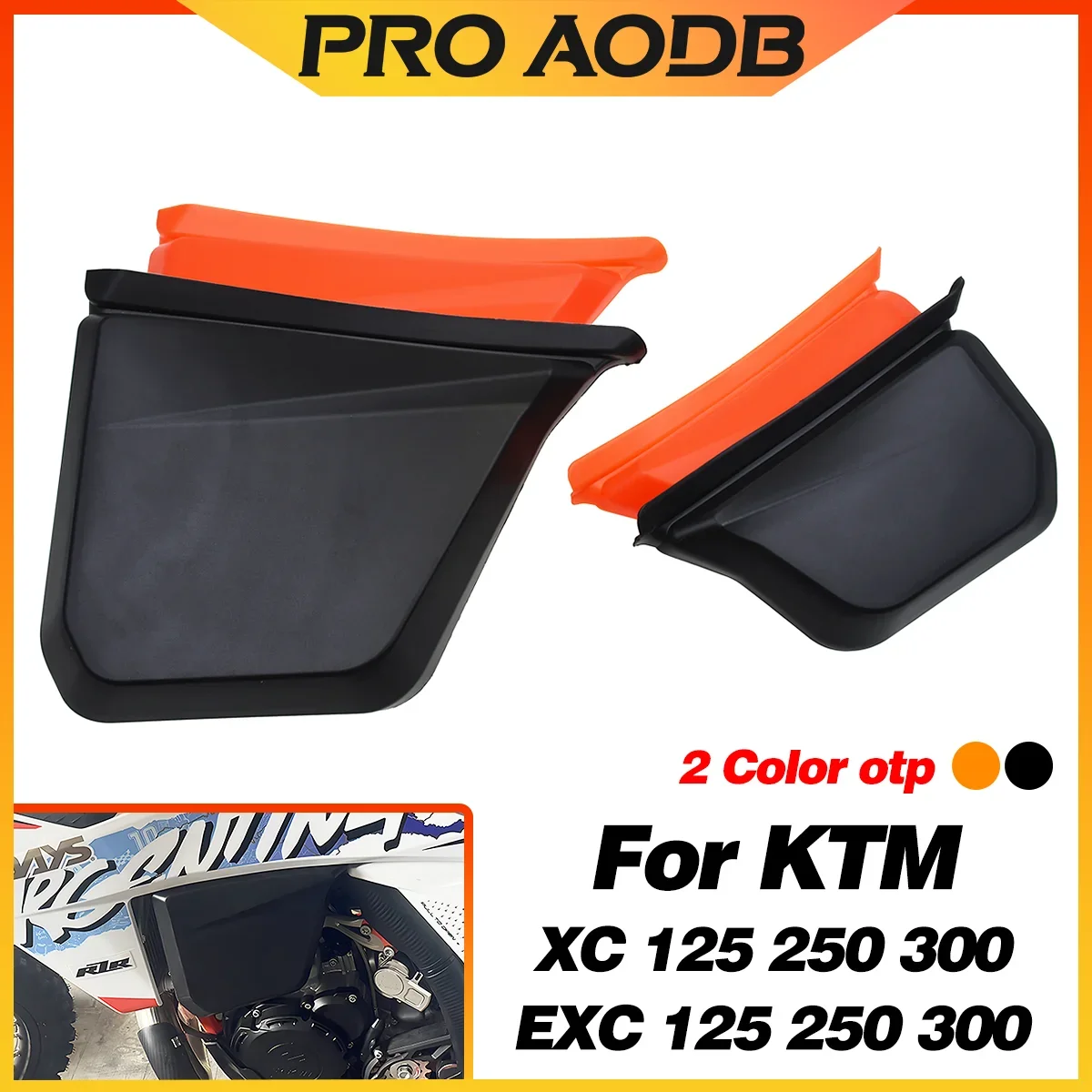 

Left and Right Fuel Tank Cover Guard Protector For KTM EXC150 EXC250 EXC300 XC125 XC250 XC300 EXC SIX DAYS HARDENDURO CKD 2024