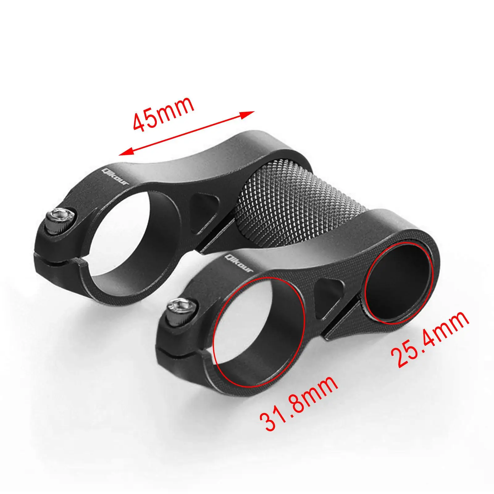 Adjustable Aluminum Alloy Bicycle Handlebar Stem Riser MTB Road Bike Extension Gear for Folding Bike Upgrade