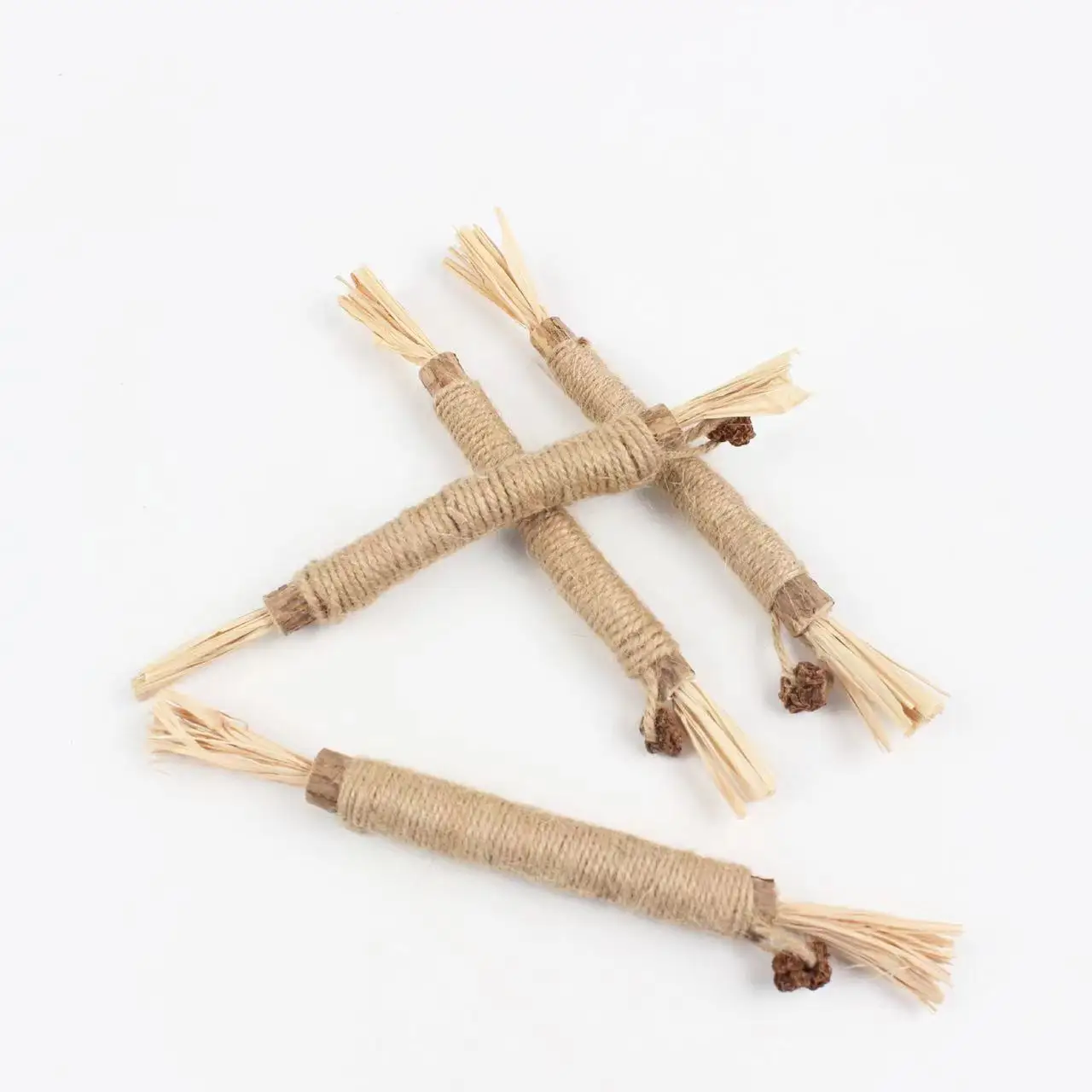 Beliebtes Holz-Polygonum-Katzenspielzeug mit Leckerlis zum Selbstknabbern, Zahnreinigung und natürlichen Molar-Sticks – Detail 3