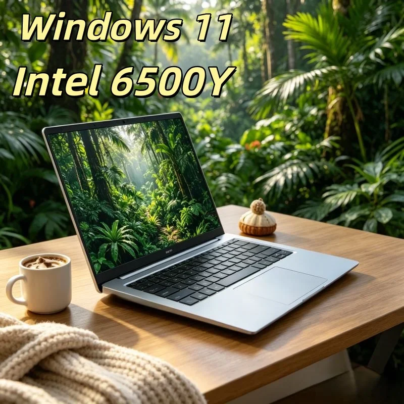 

Practical 14.1 Inch Lightweight Notebook Adopts Fast Intel 6500Y.16GB/32GB RAM and Win11, Companion for Work, Study