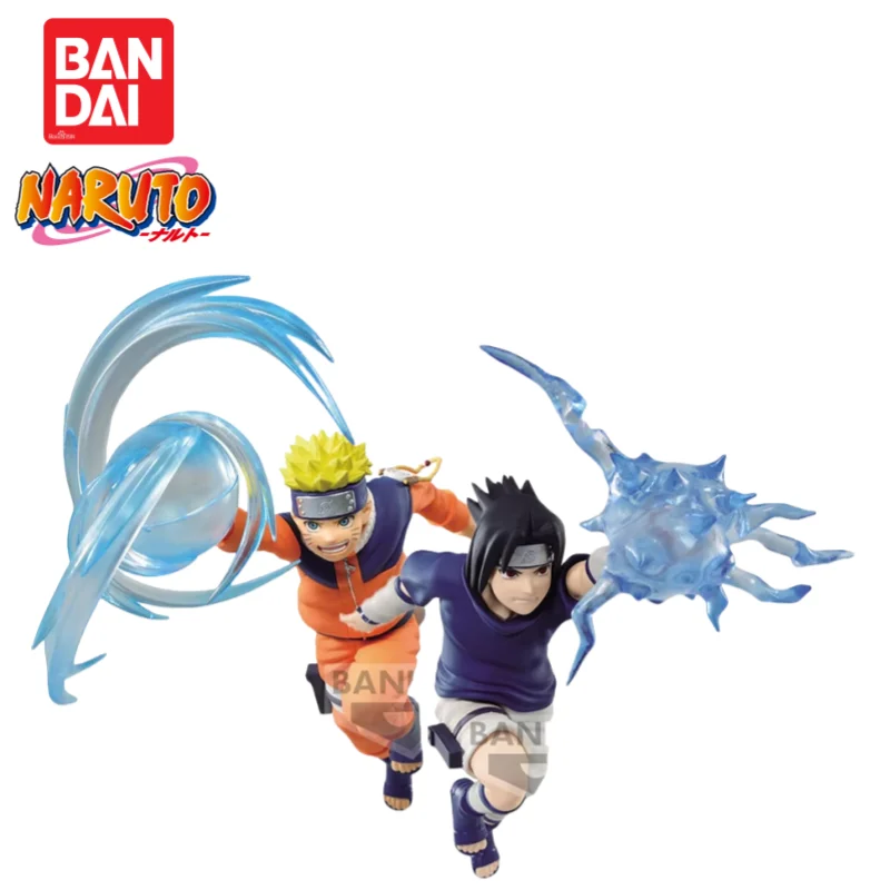 ในสต็อกOriginal Bandai Banpresto Naruto Uzumaki Naruto Uchiha Sasukeรุ่นAction Figure Figurineเครื่องประดับอะนิเมะสินค้า