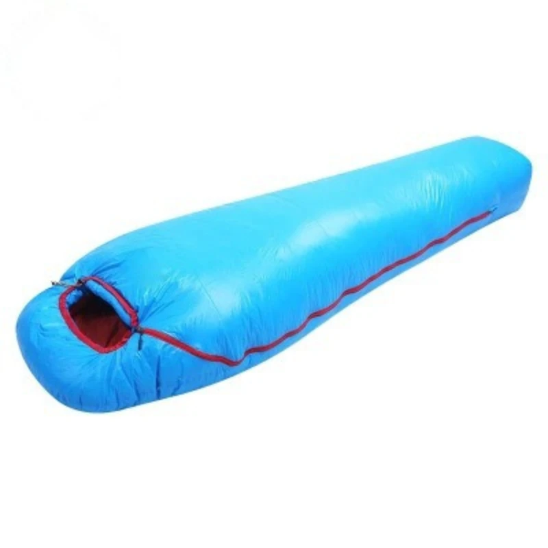 

New ultra-light and warm outdoor down sleeping bag, white duck down, lunch break sleeping bag