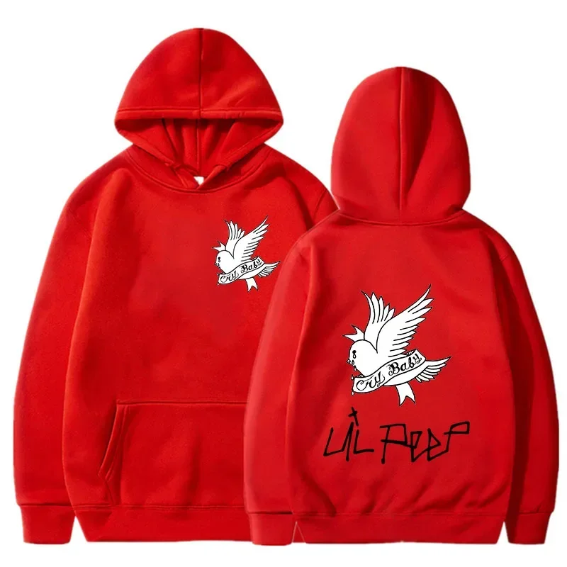 Neue Herbst-Hoodies für Männer mit Lil Peep-Print, Herren/Damen Lil Love Streetwear, Modische Lässige Hip-Hop-Sweatshirts für Männer – Detail 18
