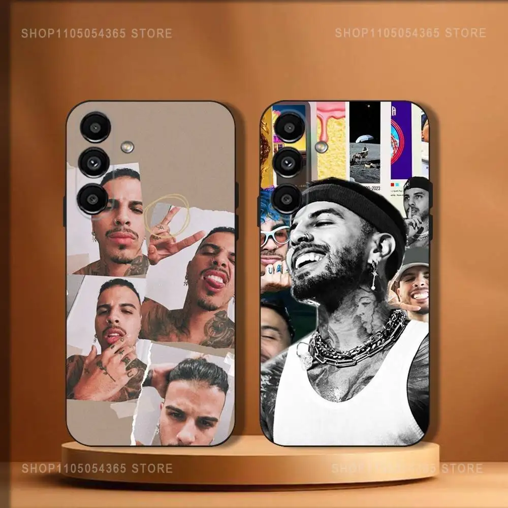 

Singer R-Rauws A-Alejandro Phone Case For Samsung Galaxy A20,A21s,A22,A31,A32,A52,A53,A72,73,A80 Soft Black Cover