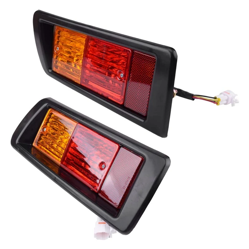 1 Pair Tail Bumper Rear Fog Lights Lamp 81550-60440 81550-60520 Fit For Toyota Land Cruiser Prado FJ90/95 1996 -2002