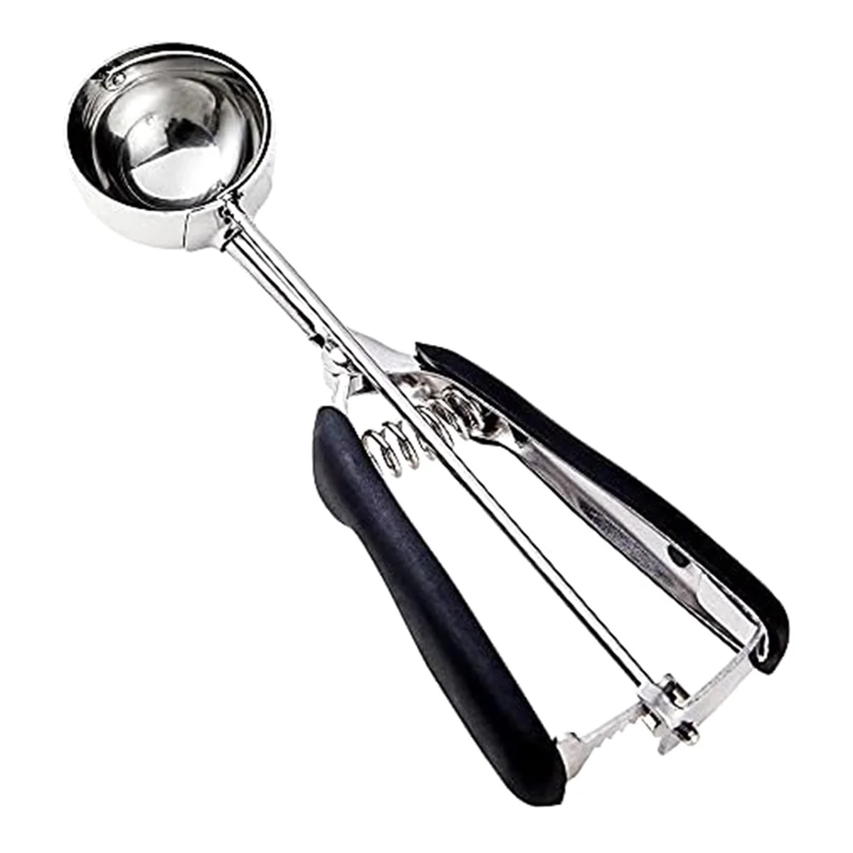 Cookie Scoop, Cookie Dough Scoop, Spring-Loaded Ice Cream Scoop, Stainless Steel Scoop, Comfortable Grip 22 X