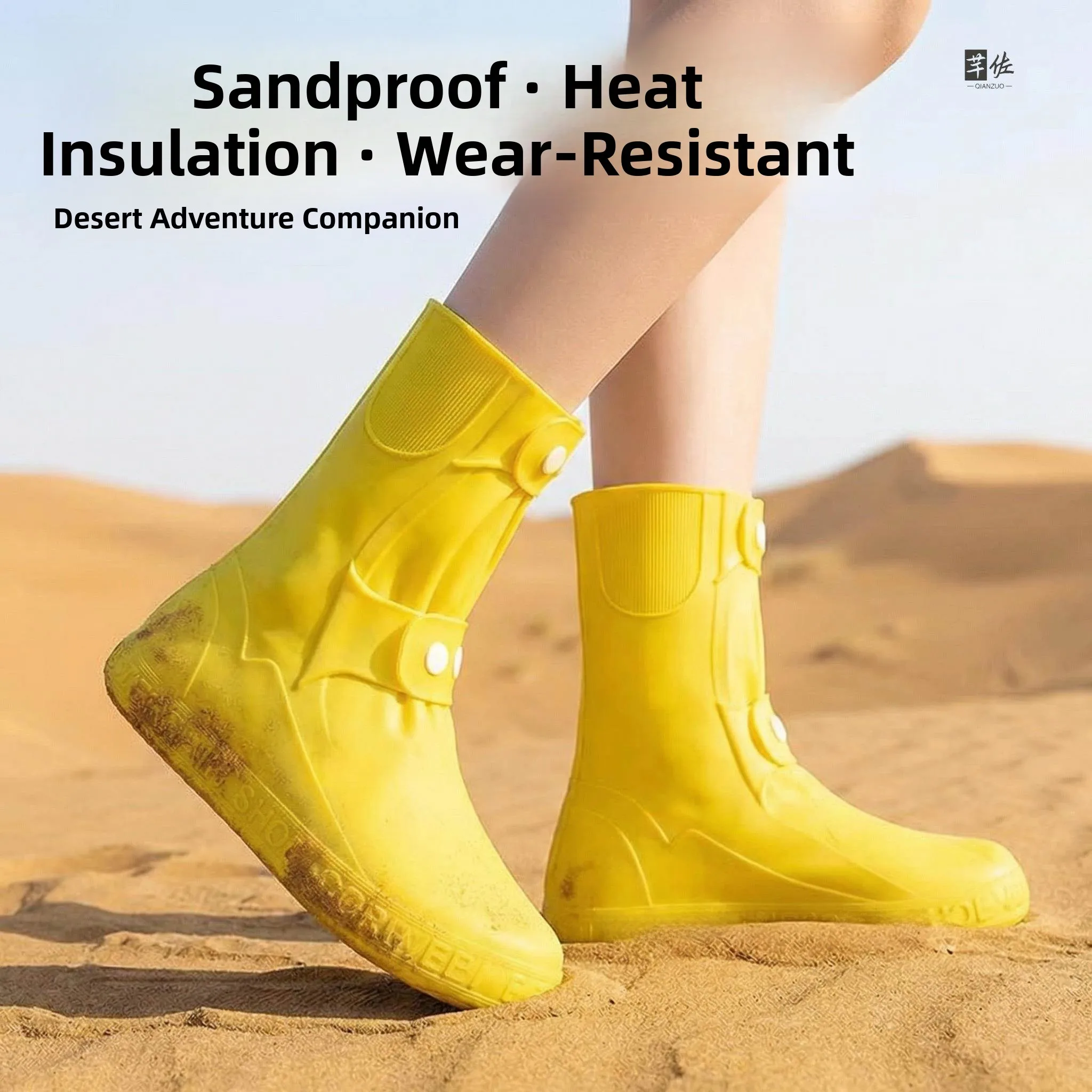 outdoor-travel-sandproof-thickened-silicone-shoe-covers-unisex-high-tube-waterproof-footwear-for-desert-hiking-and-walking