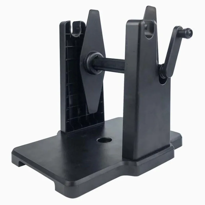 Large Roll Label Holder Manual Winding Bracket Universal Manual Crank Label Rewinder Printer External Barcode Paper Holder
