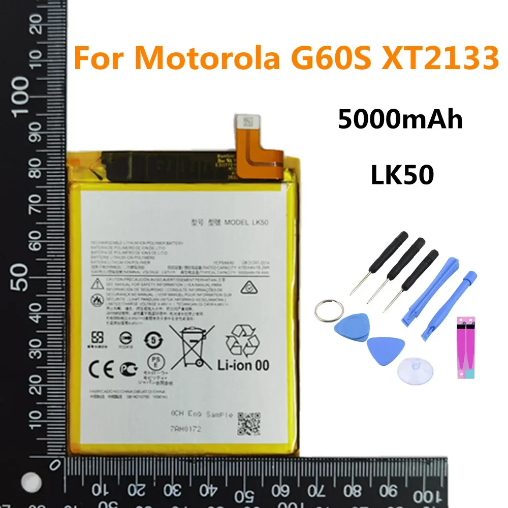 5000mAh LK50 Battery For Moto Motorola G60S XT2133 Battery Batteria In Stock + Tools