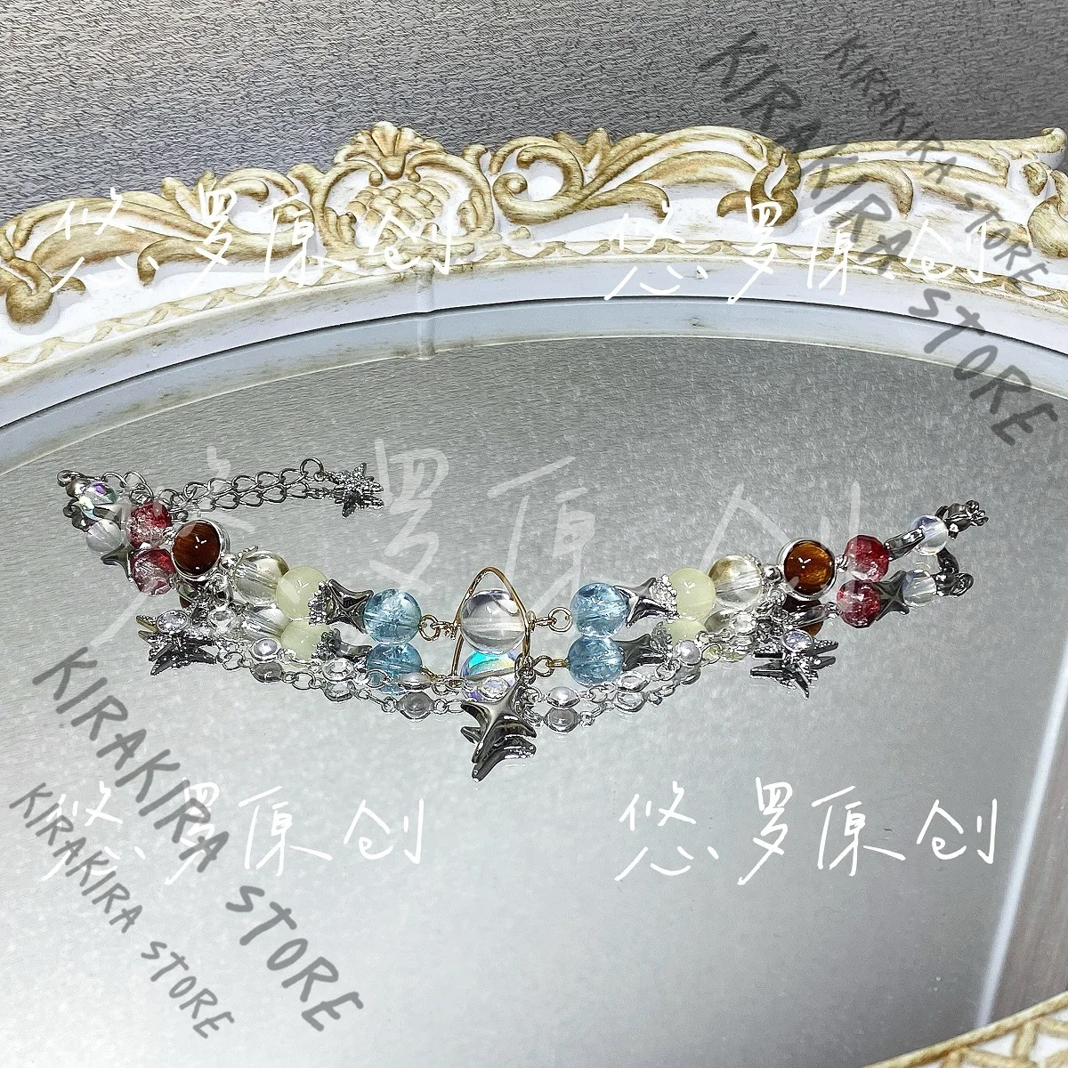 逆: 1999 Kiperina ハンドストリングビーズブレスレットハンドチェーンアクセサリーコスプレバングル Diy 手芸アニメ高品質飾り