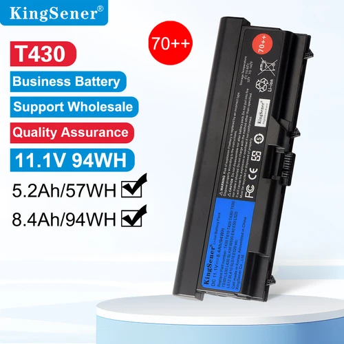 KingSener 10,8 V 5200mAh batería del ordenador portátil para Lenovo ThinkPad T430 T430I L430 T530 T530I L530 W530 45N1005 45N1004 45N1001 45N1000
