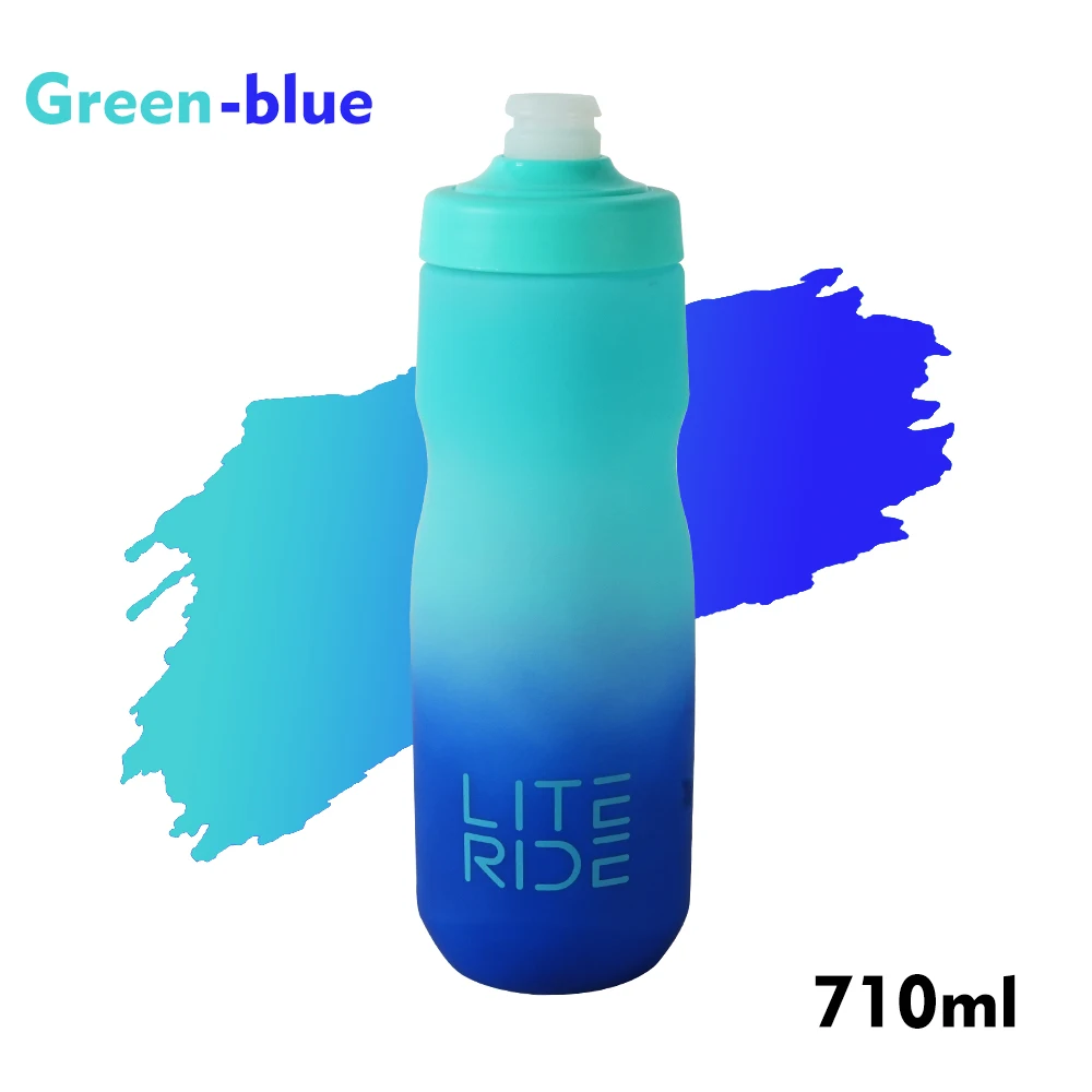 LITERIDE 610 ml/710 ml Fahrradflasche MTB Rennrad Wasserflasche Outdoor Sport Kunststoff Tragbare Große Kapazität Getränk Radfahren