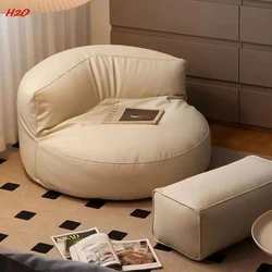 H2O Lazy Sofa Tatami Light Luxury Single Sofa Casual Small Bedroom Balcony Can Lie Lazy Half Month Sofa Hot New